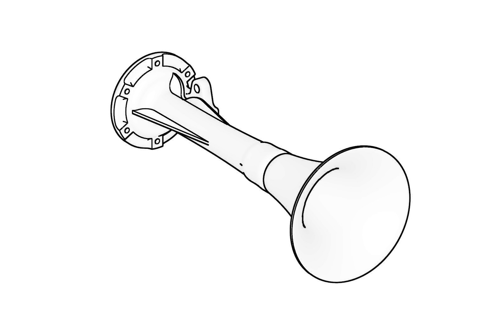 Line drawing: T-Series bell 1