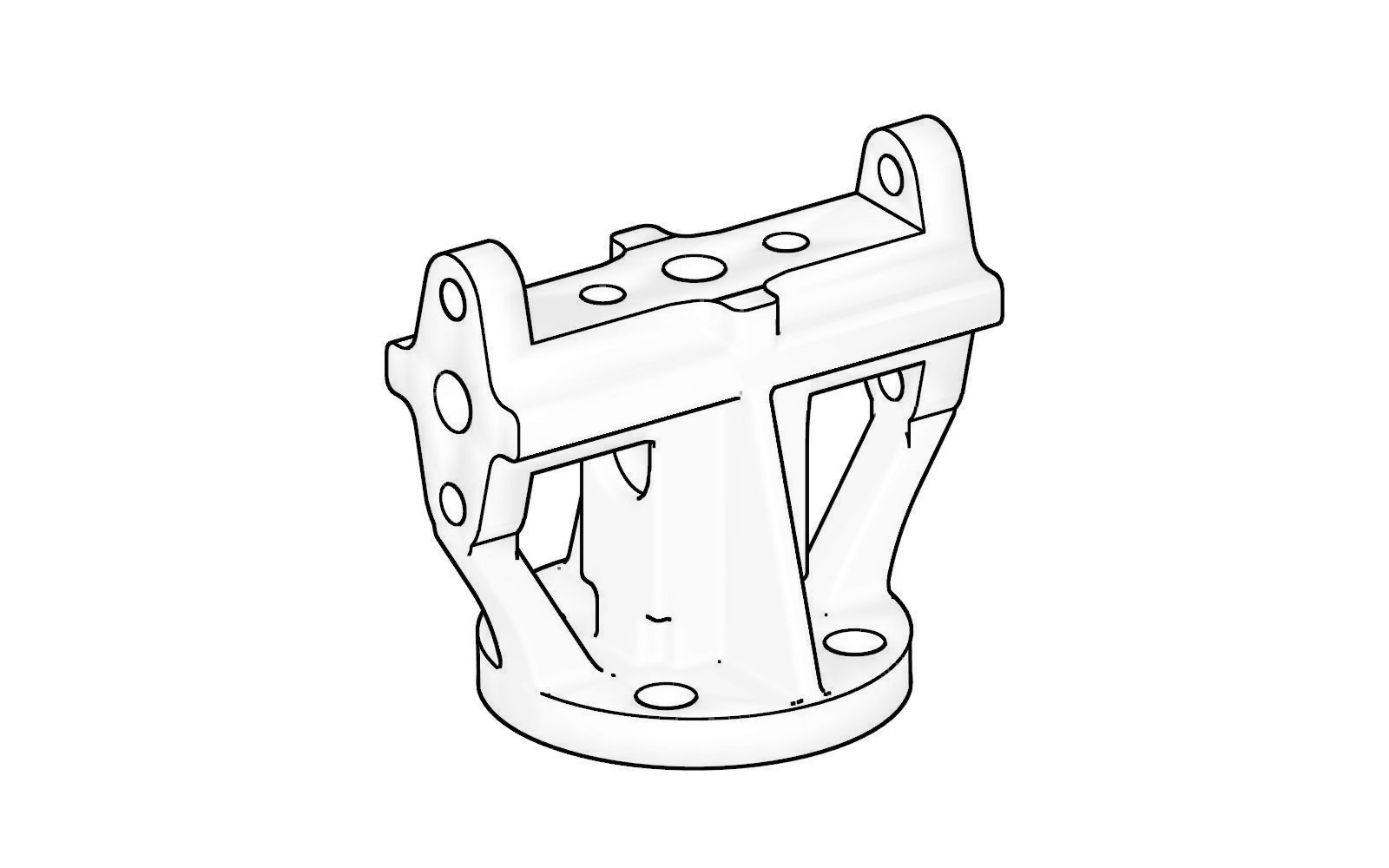 Line drawing: T-Series manifold
